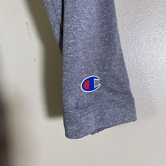 Champion UNC Tar Heels 1/4 Zip Pullover Shirt  Mens Size Medium Grey Lightweight - Picture 2 of 12